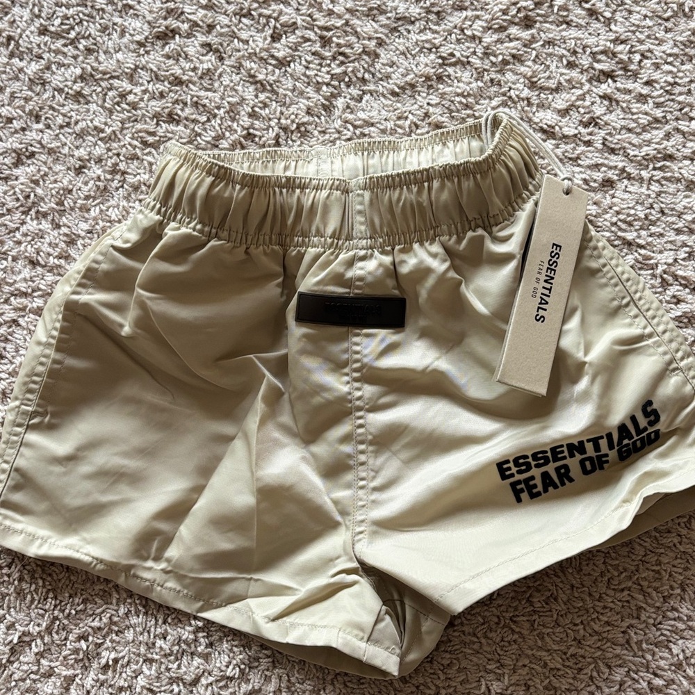 Fear of God Essentials Kids Tan Shorts